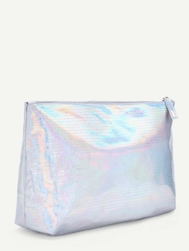 Iridescent PU Clutch Bag