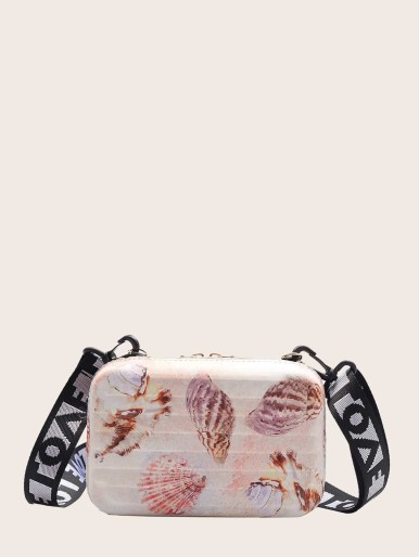 Girls Shell Graphic Crossbody Bag