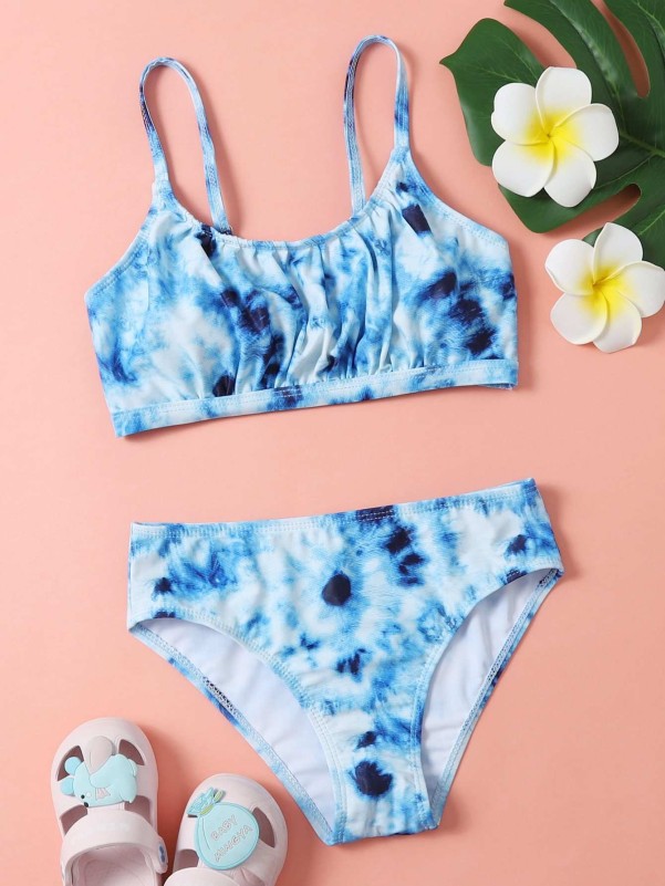 Girls Tie Dye Bikini Swimsuit