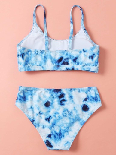 Girls Tie Dye Bikini Swimsuit