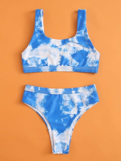 Girls Tie Dye Bikini Swimsuit