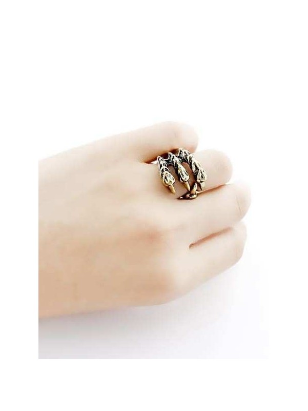 Gold Vintage Claw Ring