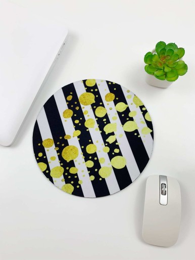 Graphic Round Mouse Pad