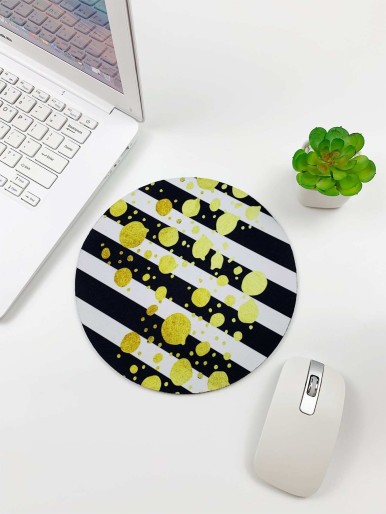 Graphic Round Mouse Pad