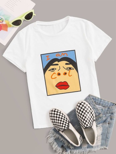 I Am Cool Graphic Short Sleeve Tee