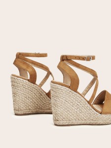 Ankle Strap Espadrille Wedges