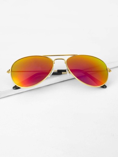 Kids Top Bar Tinted Lens Cat Eye Sunglasses