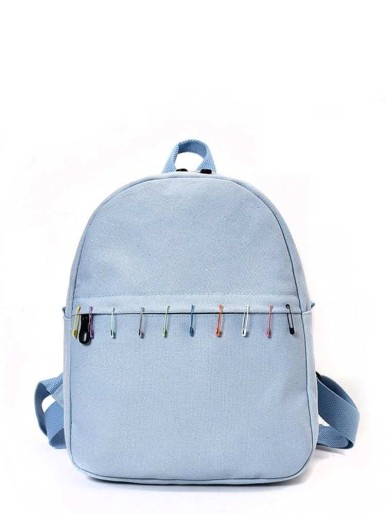 Pin Detail Backpacks Bag