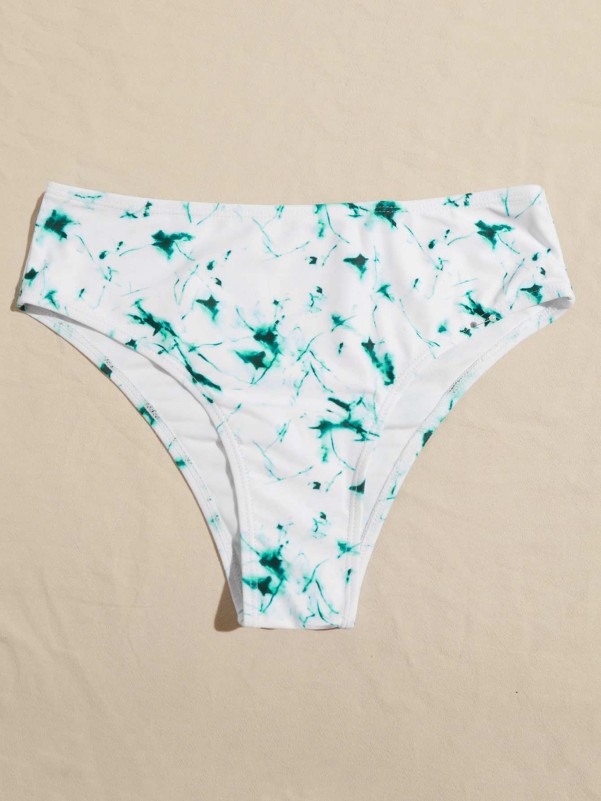 Marble Print Bikini Panty