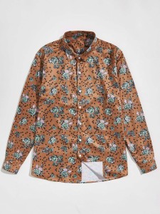 Men Allover Floral Shirt