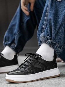 Men Lace Up Front Chunky Sneakers