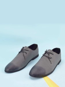 Men Lace-up Front Suede Shoes