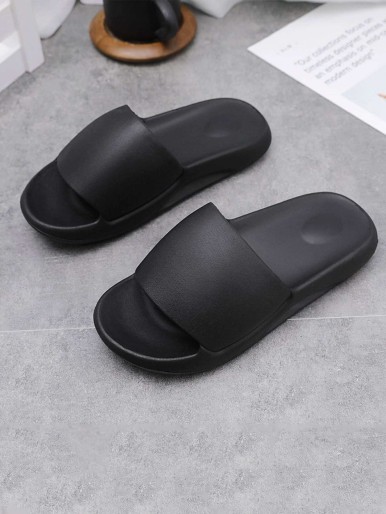 Men Simple Wide Fit Slides