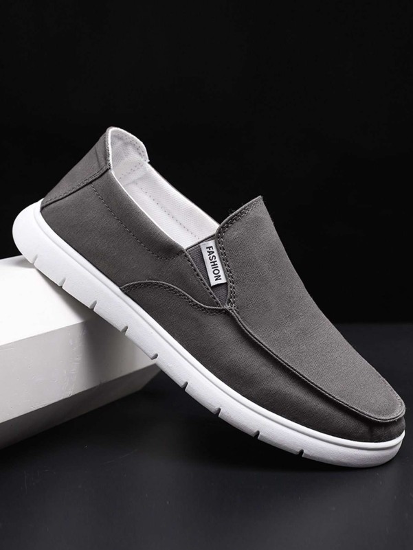 Men Slip On Canvas Loafers