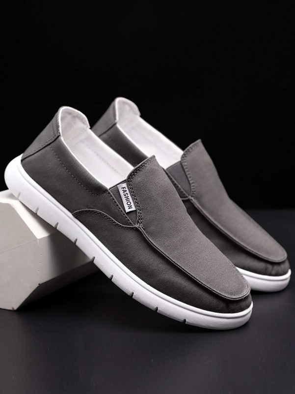 Men Slip On Canvas Loafers