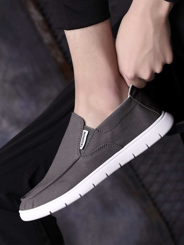 Men Slip On Canvas Loafers