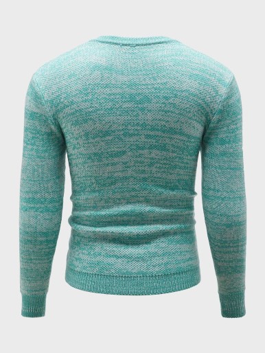 Men Space Dye Sweater