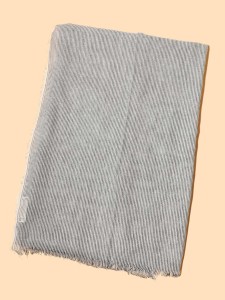 Men Striped Print Scarf