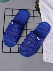 Men Textured Wide Fit Slippers