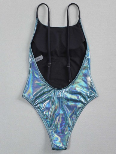 Metallic One Piece Swimsuit