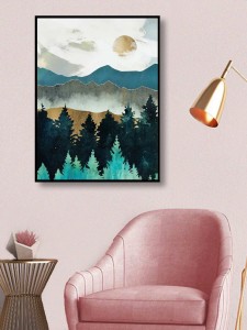 Mountain Print Diamond Painting Without Frame