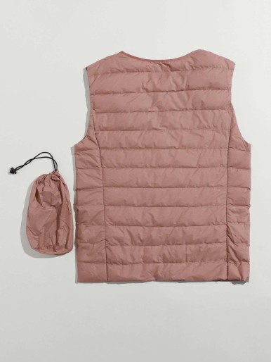 Packable Lightweight Down Vest Coat