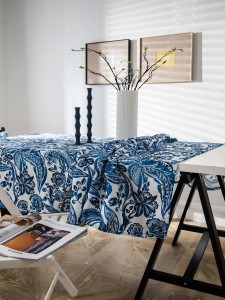 Paisley Print Tablecloth