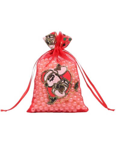 2pcs Random Christmas Pattern Candy Bag