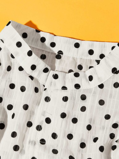 PETSIN 1pc Polka Dot Print Dog Top