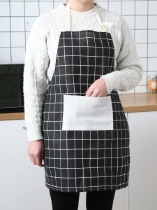 Plaid Pattern Apron