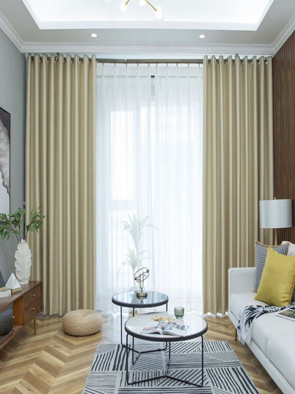 Plain Blackout Single Panel Curtain