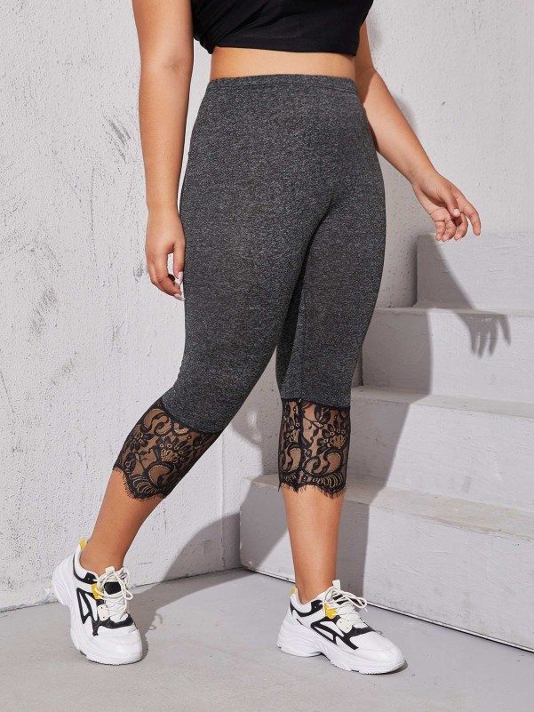 Lace deals capris leggings