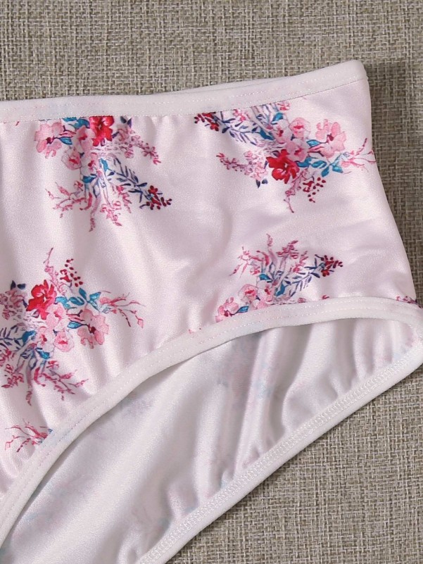 Zimisa, Floral Plus Size Cotton Panty