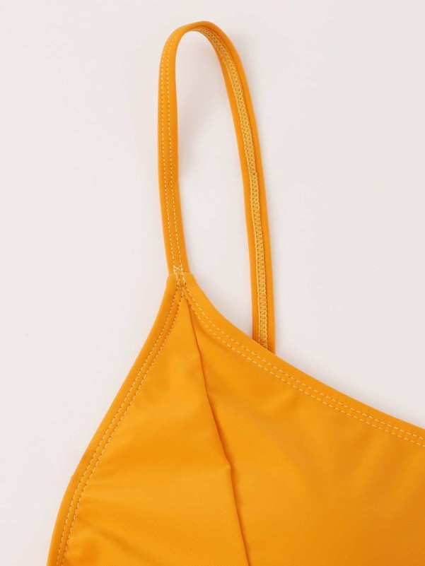 Plus Knot Front Bikini Top