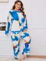 Plus Tie Dye PJ Set