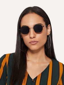Polygon Flat Lens Sunglasses
