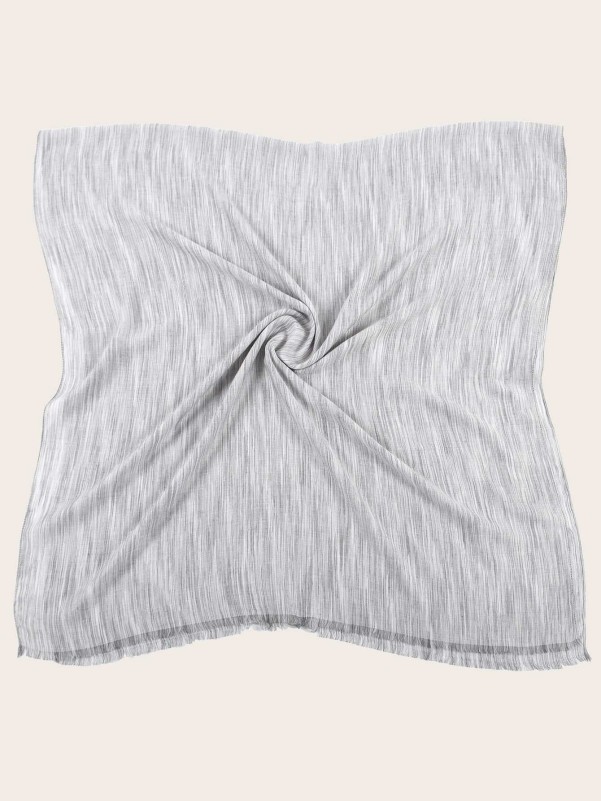 Raw Hem Scarf