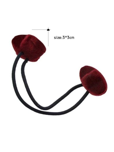 Red Wholesale Star Shape Elastic Hair Rope Band For Women