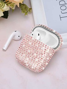 Rhinestone Decor Airpods Case