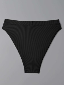 Rib High Waisted Bikini Panty