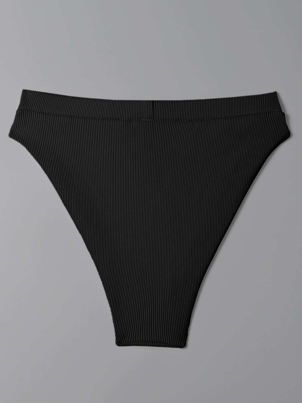 Rib High Waisted Bikini Panty