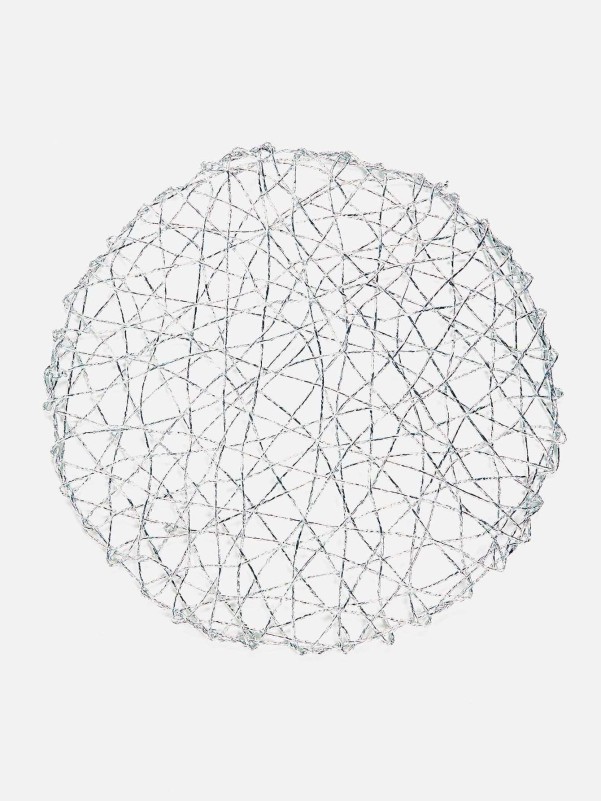 Round Metallic String Placemat