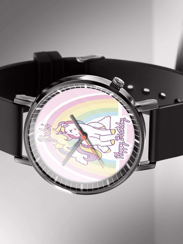 A watch with a horse drawing for children