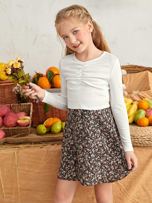 Shein kids sale skirts