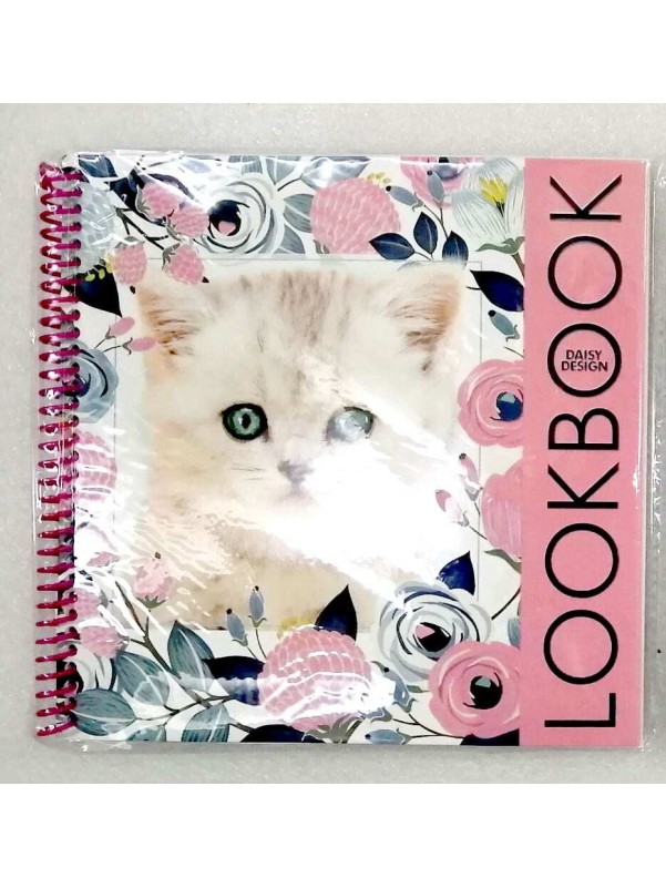 Cat coloring book + notebook assorted