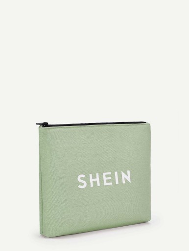 SHEIN Logo Makeup Bag