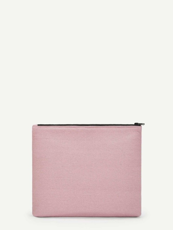 SHEIN Logo Makeup Bag