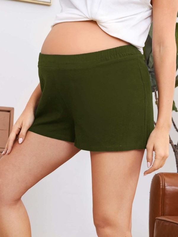 SHEIN Maternity Wide Leg Shorts