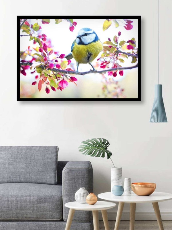 Bird Print DIY Diamond Unframed Painting