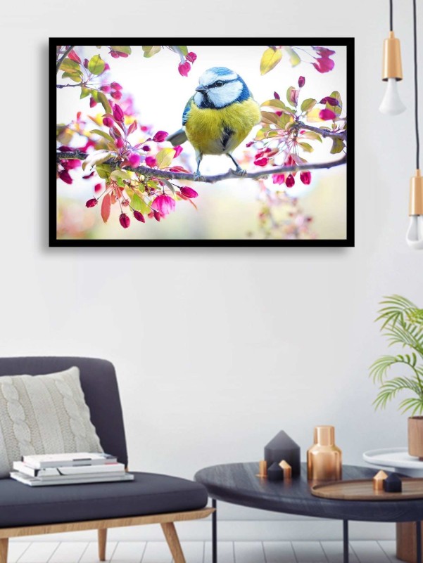 Bird Print DIY Diamond Unframed Painting